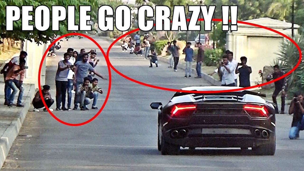 Lamborghini's in INDIA - 2018 - Reactions, Sounds & more