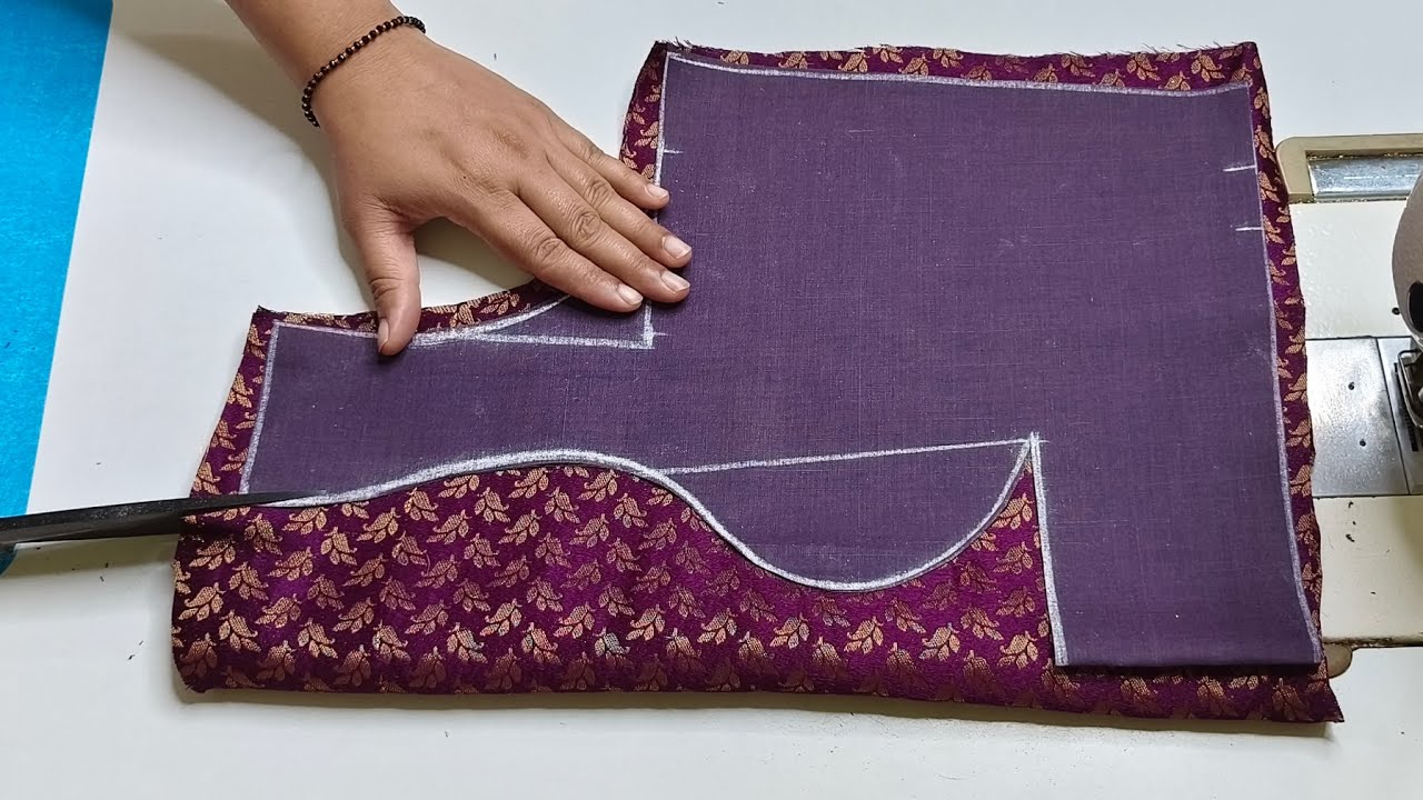Blouse Design Cutting And Stitching Back Neck Blouse Designs | Blouse Ke Design