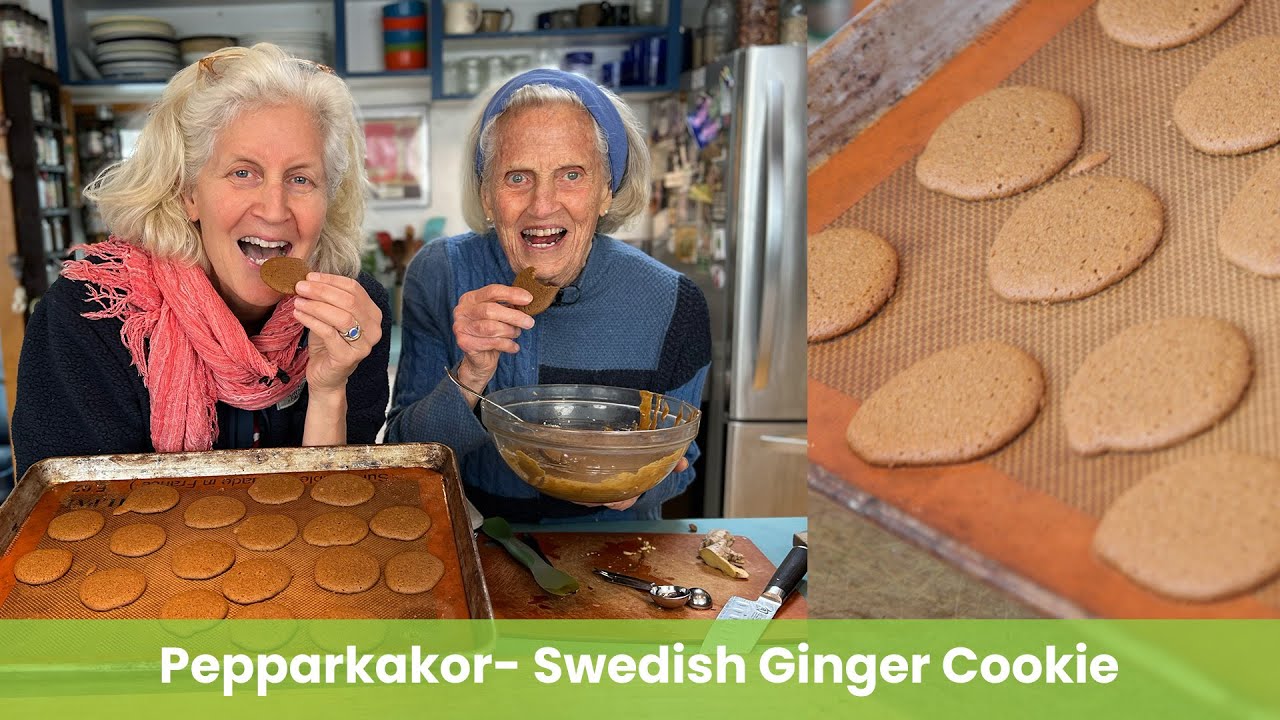 Pepparkakor  Swedish Ginger Cookie with wish baked inside!