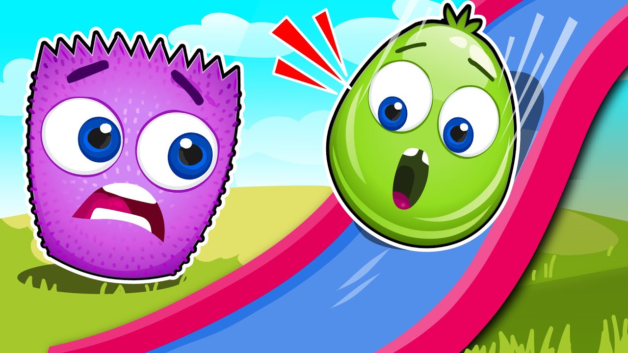 Peludo y Suave! Dibujos animados educativos - Aprendiendo la diferencia - Vídeos educativos Op y Bob