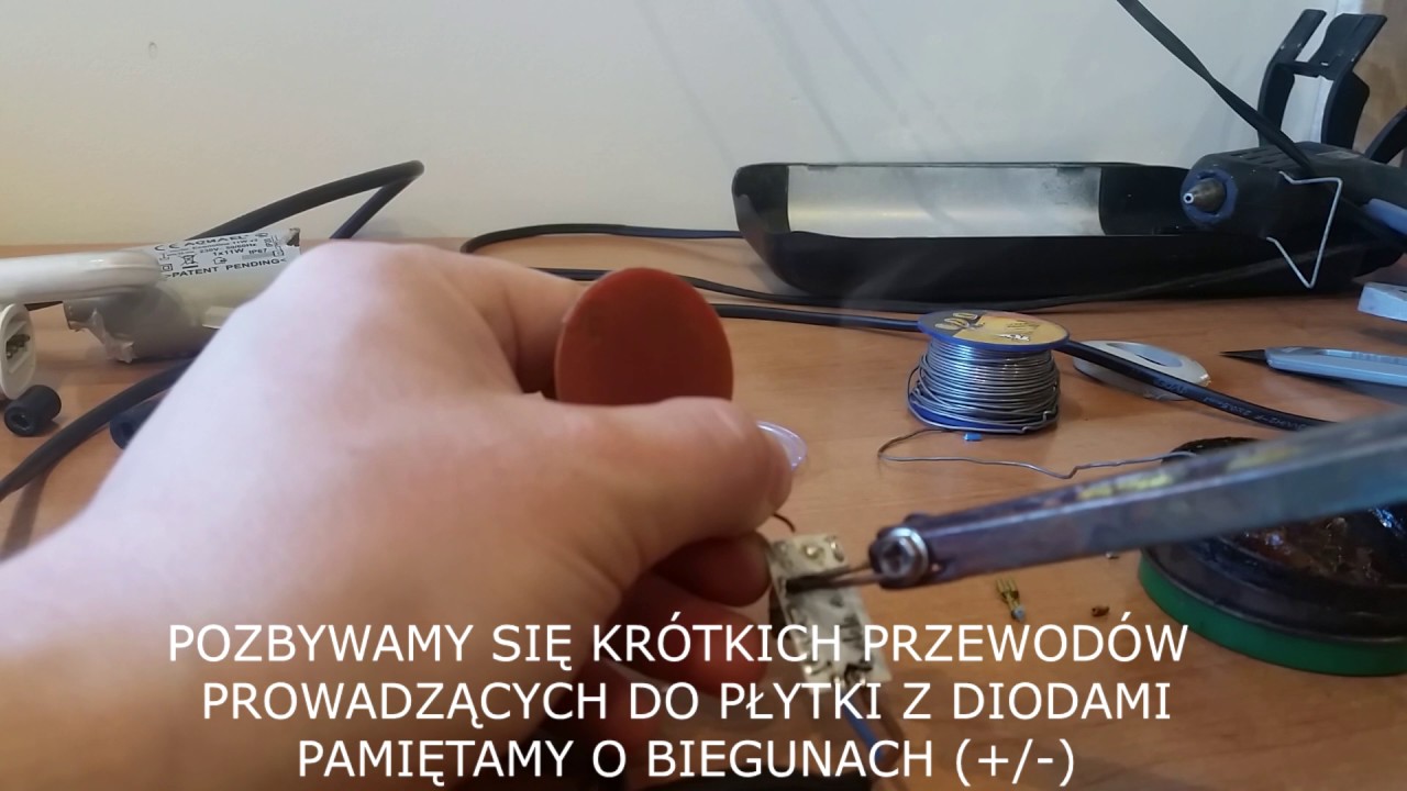oświetlenie led akwarium za 10 zł DIY