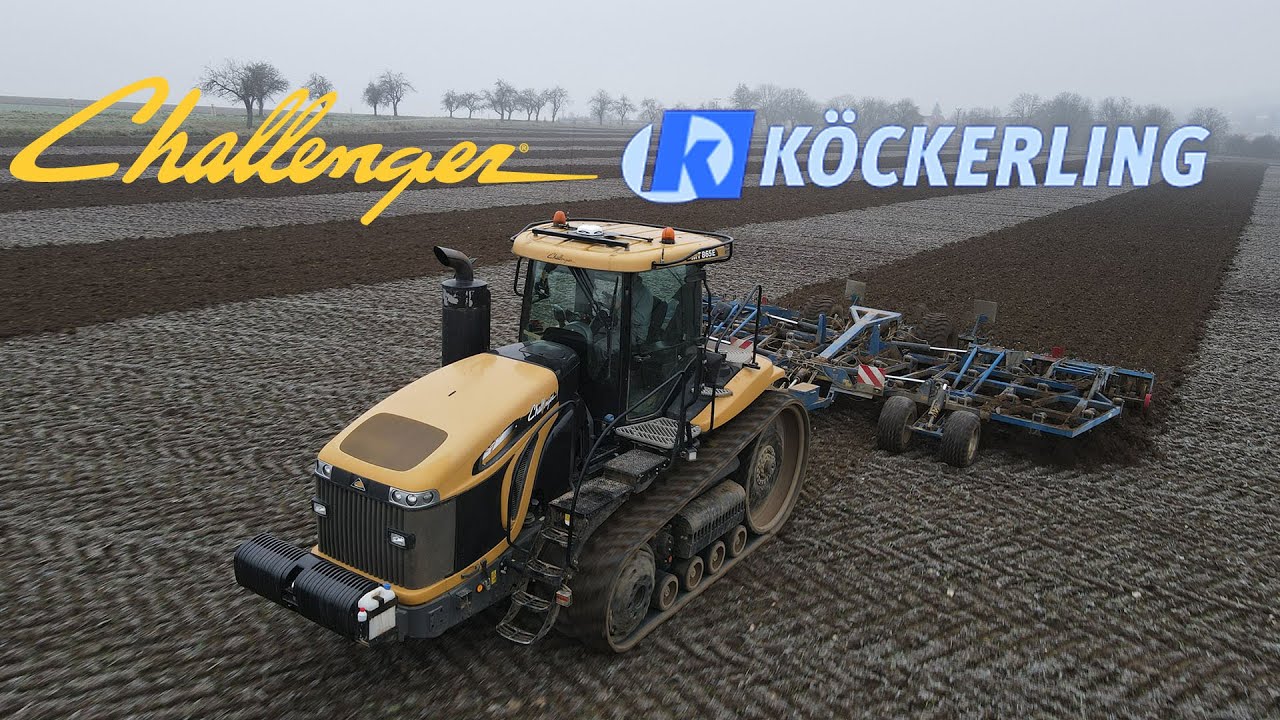 Challenger MT865E & Kockerling Vector 900 PODMÍTÁ PO CUKROVÉ ŘEPĚ/ CULTIVATING FIELD AFTER SUGARBEET