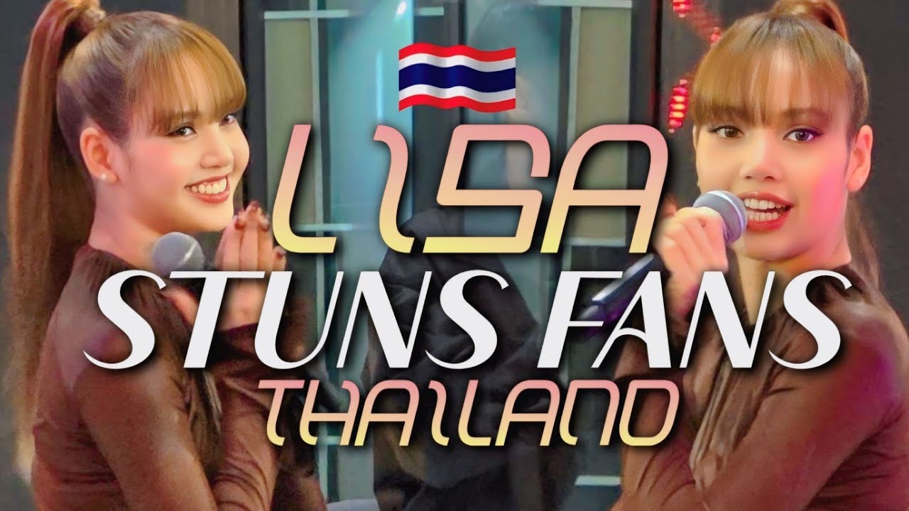 Lisa in Bangkok Thailand Alterego Pop-up | Fan Meet