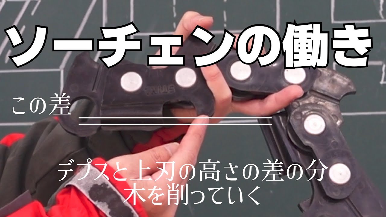 【ソーチェンの目立て２】ソーチェンの働きについて説明してみた