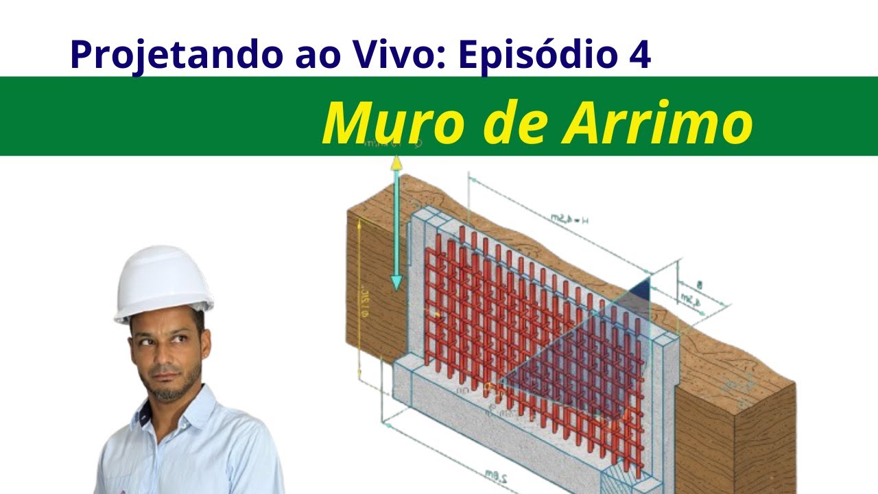Projetando ao vivo  : Muro de Arrimo