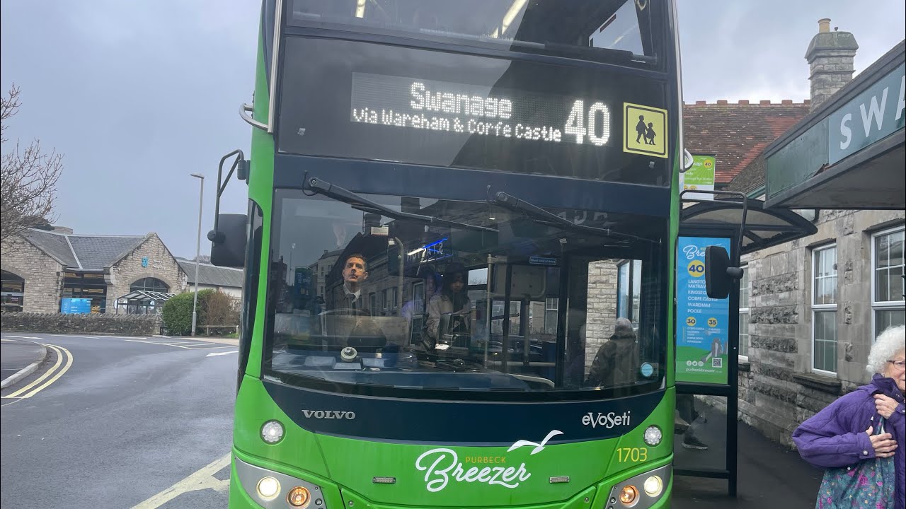 Morebus 2016 Volvo B5TL MCV EvoSeti (HJ16 HSY) on the 40 to Swanage - 19/01/26