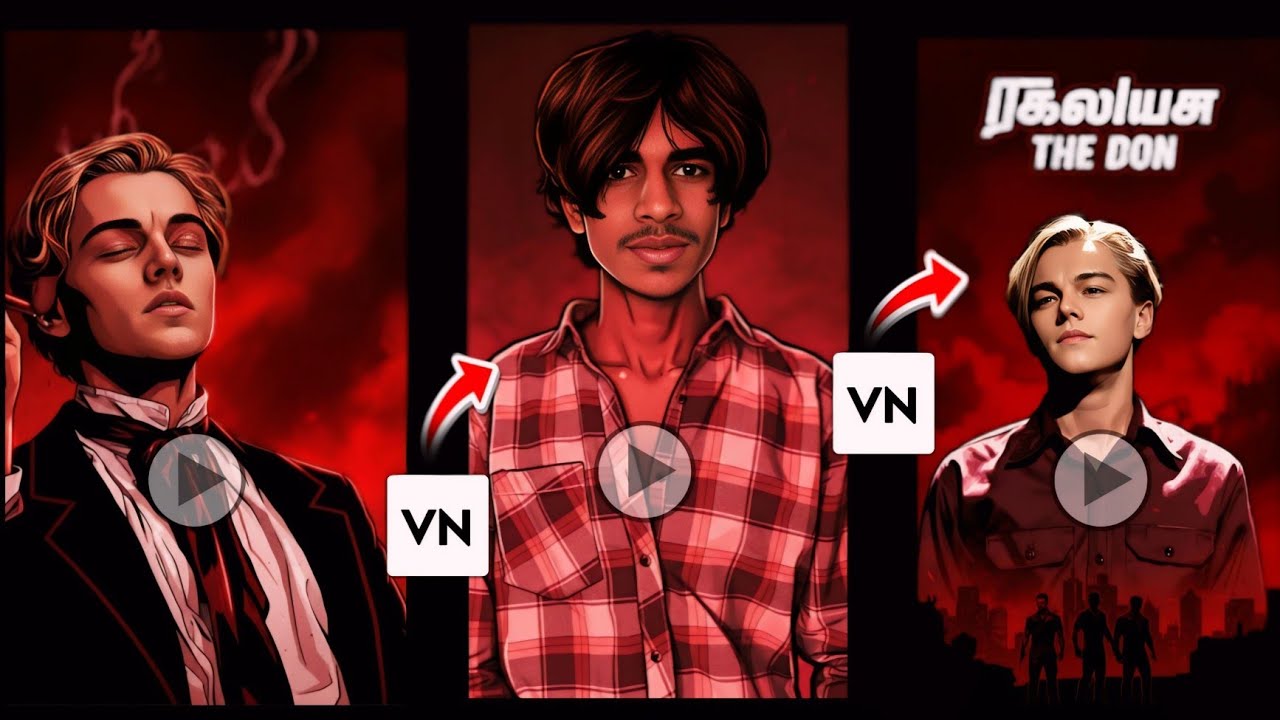  How to Create Trending AI Reels in VN App ⚡ Gemini AI Photo Editing | EDITOR bhai 09