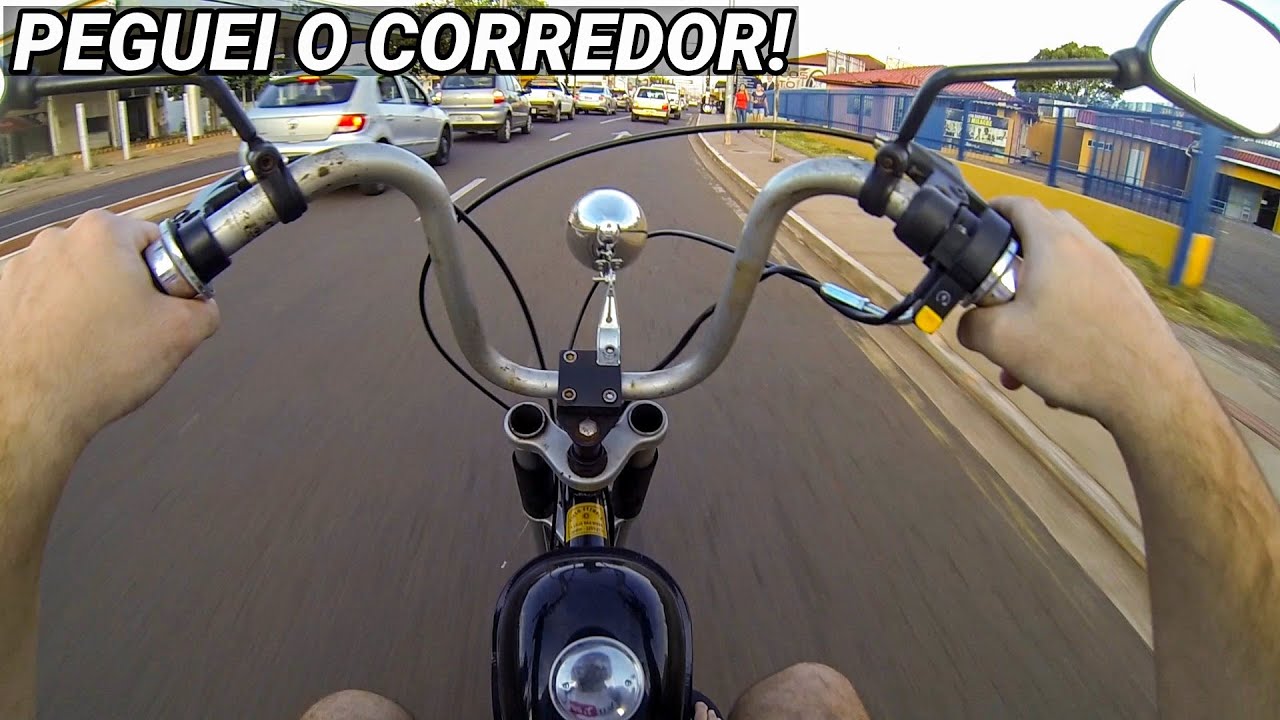BIKE CHOPPER MOTORIZADA VIVEU NO ROLÊ!