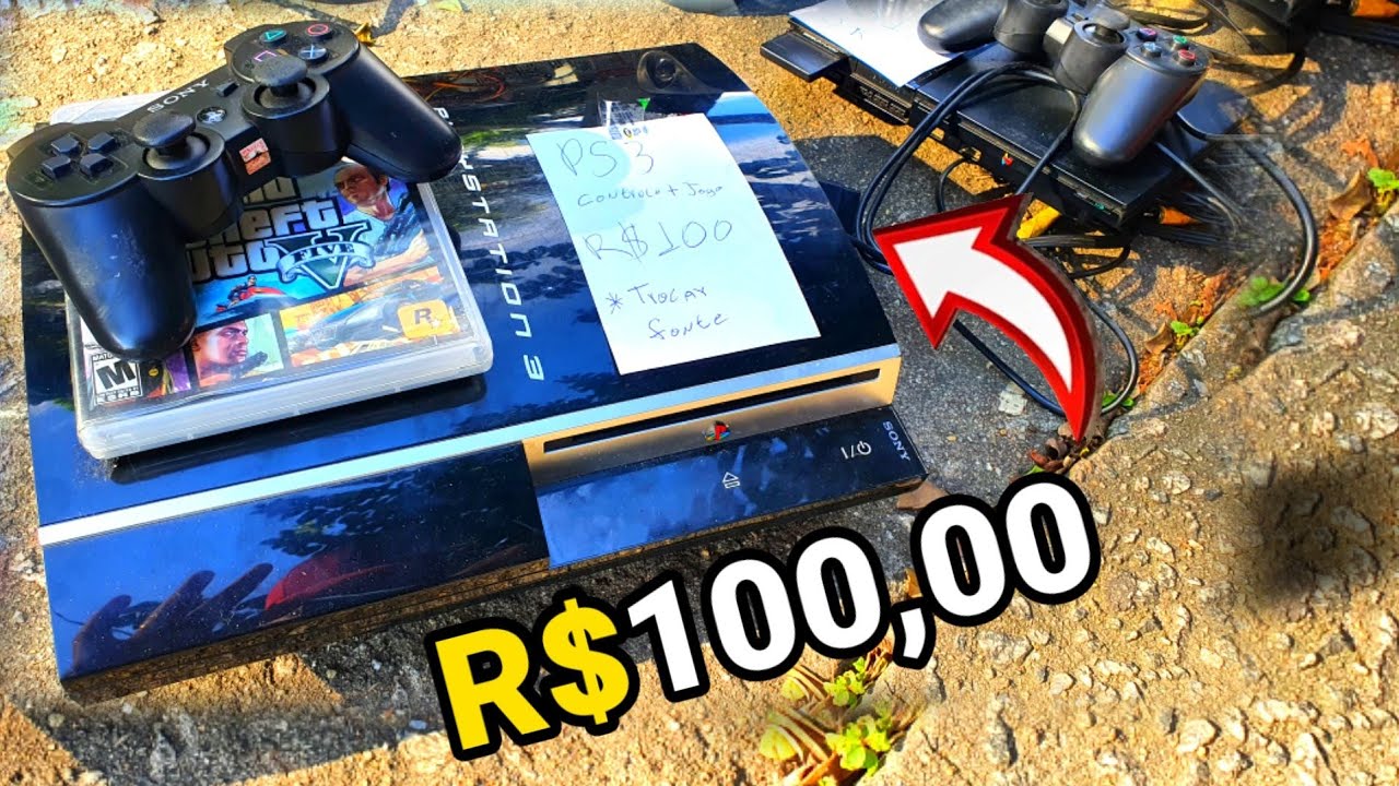 PS3 com GTA 5 na FEIRA DO ROLO, LEVA OU NÃO LEVA ?