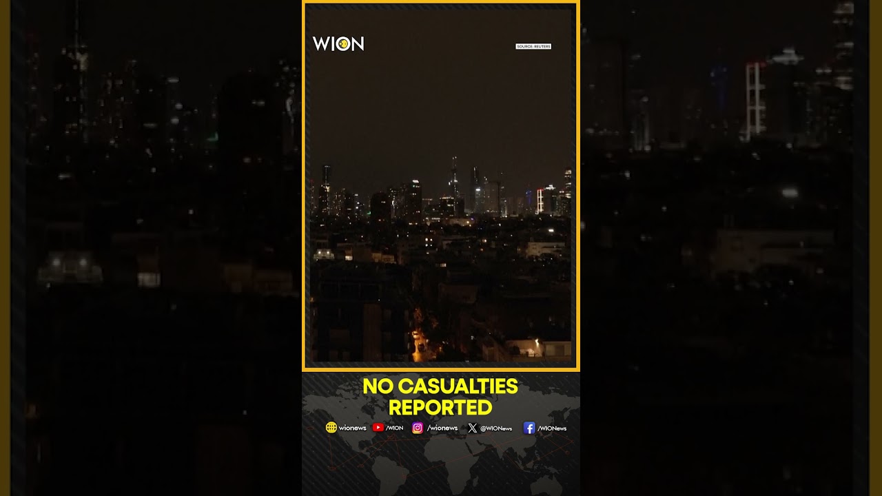 US-Israel-Iran War: Missile Seen Over Tel Aviv Amid Ongoing US-Israel Iran War | WION SHORTS
