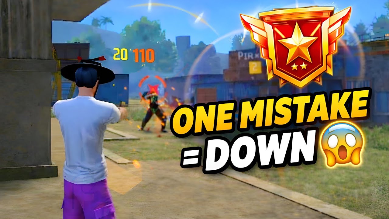 One Mistake = Down 😱 | Free Fire Clash Squad Rank Push #freefire 