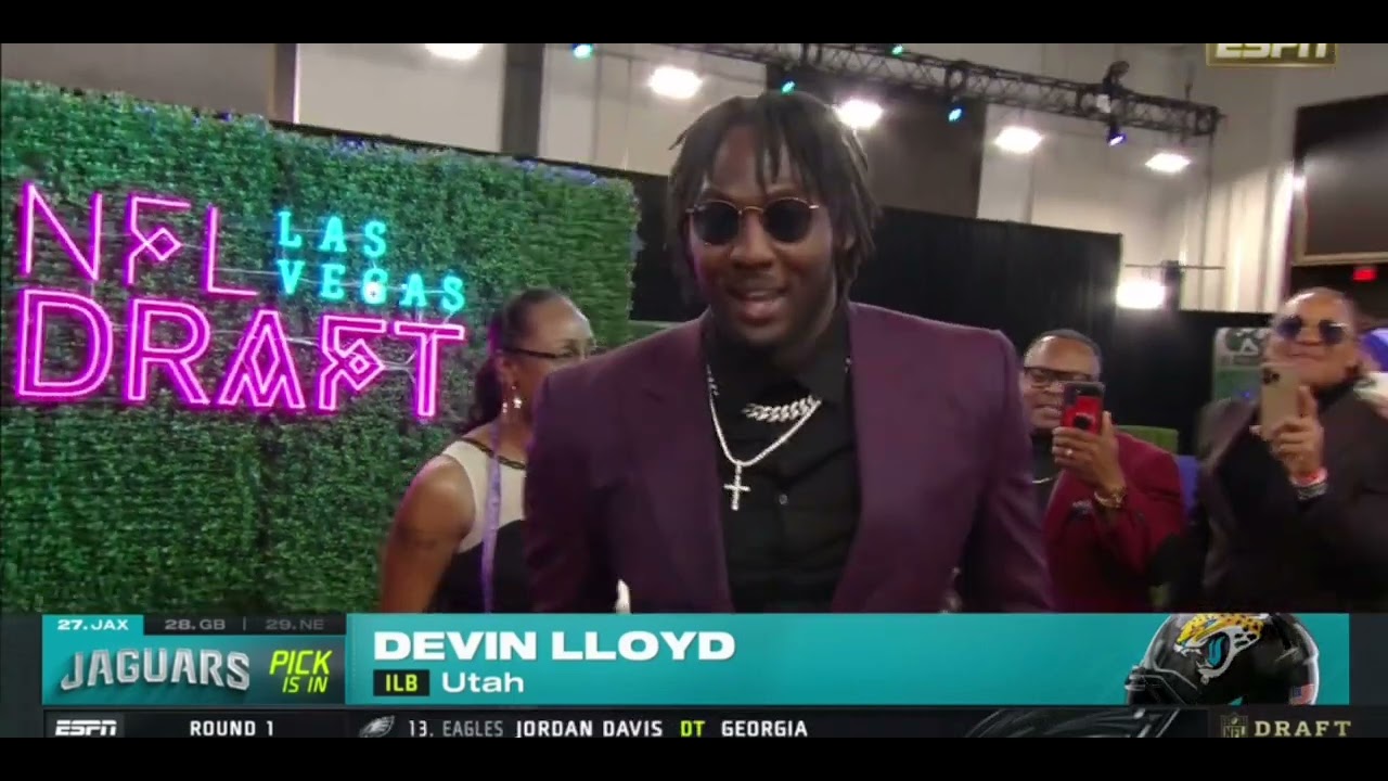 Jaguars Select Devin Lloyd With The 27th Pick | 2022 NFL Draft