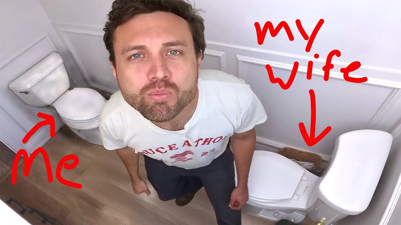 fixing my double toilet bathroom