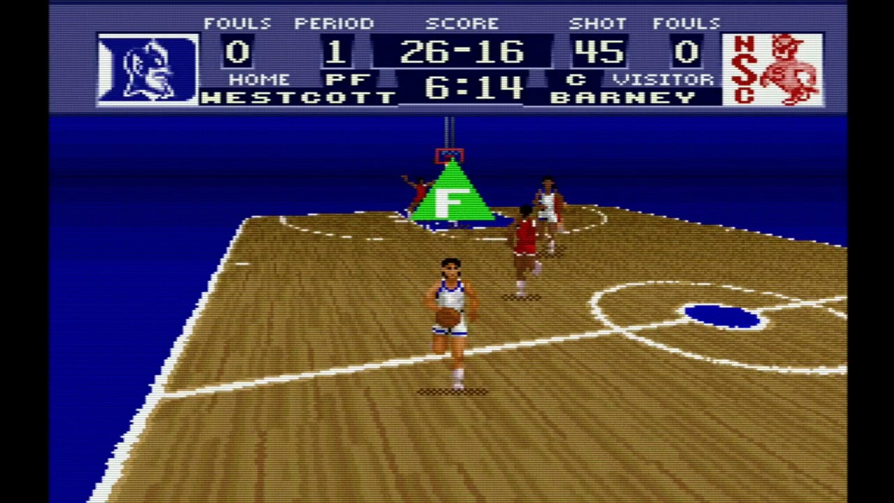 NCAA Basketball (SNES) - Season - Duke v. NC State 🐺