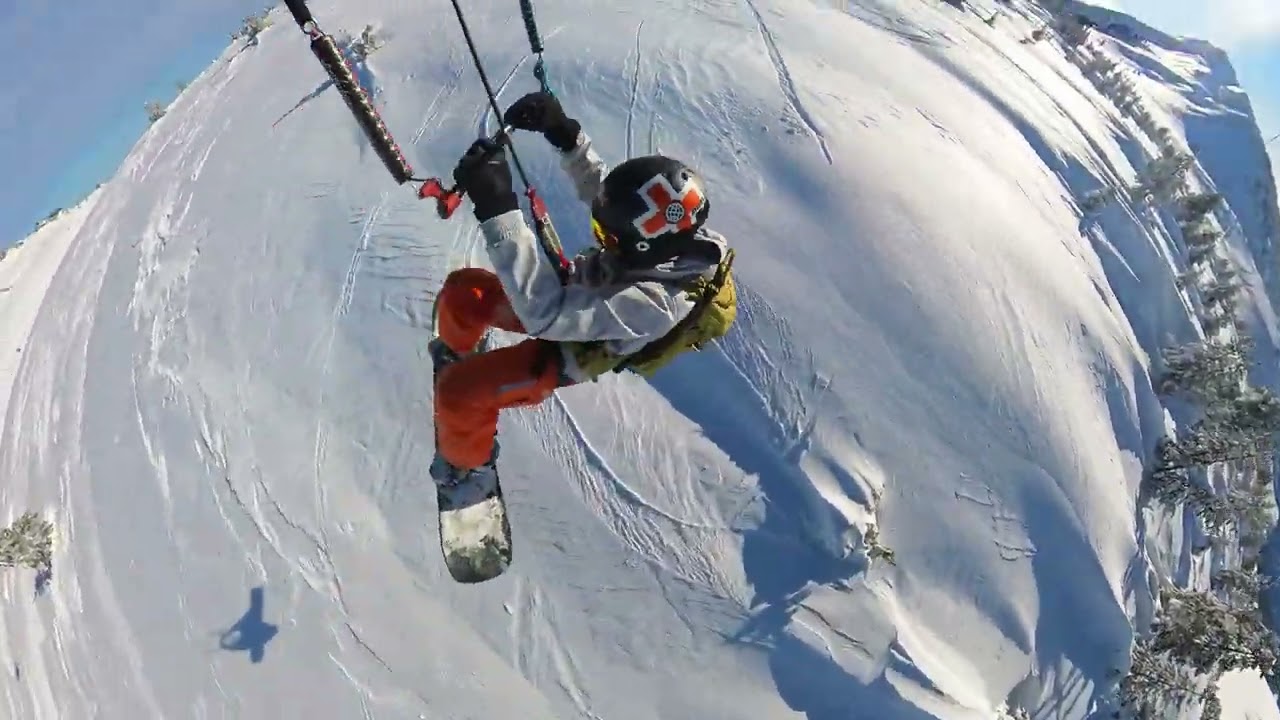 Snowkite au Col de Pailhères - Session du 11 janvier 2026 🪁