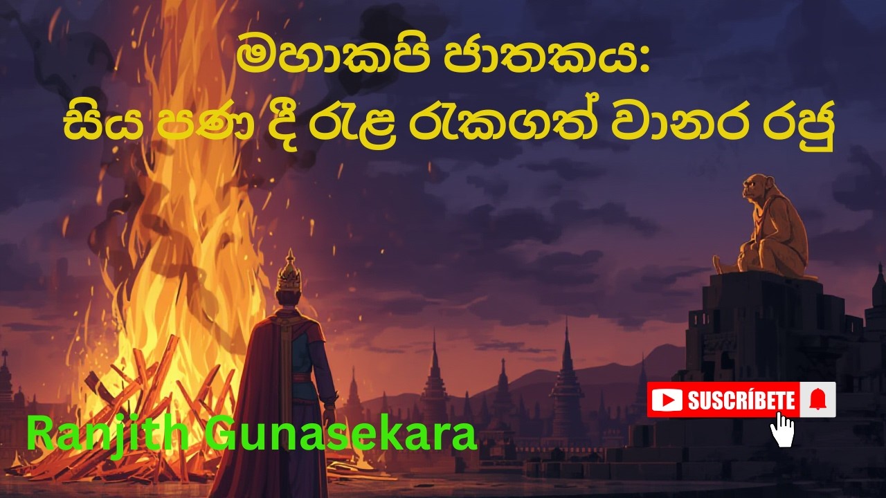 මහාකපි ජාතකය: සිය පණ දී රැළ රැකගත් වානර රජු #hero #sacrifice #teacher #leadership #bravery #jataka