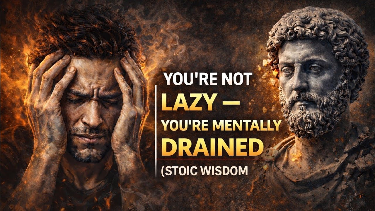 You’re Not Lazy — You’re Mentally Drained | Stoic Wisdom