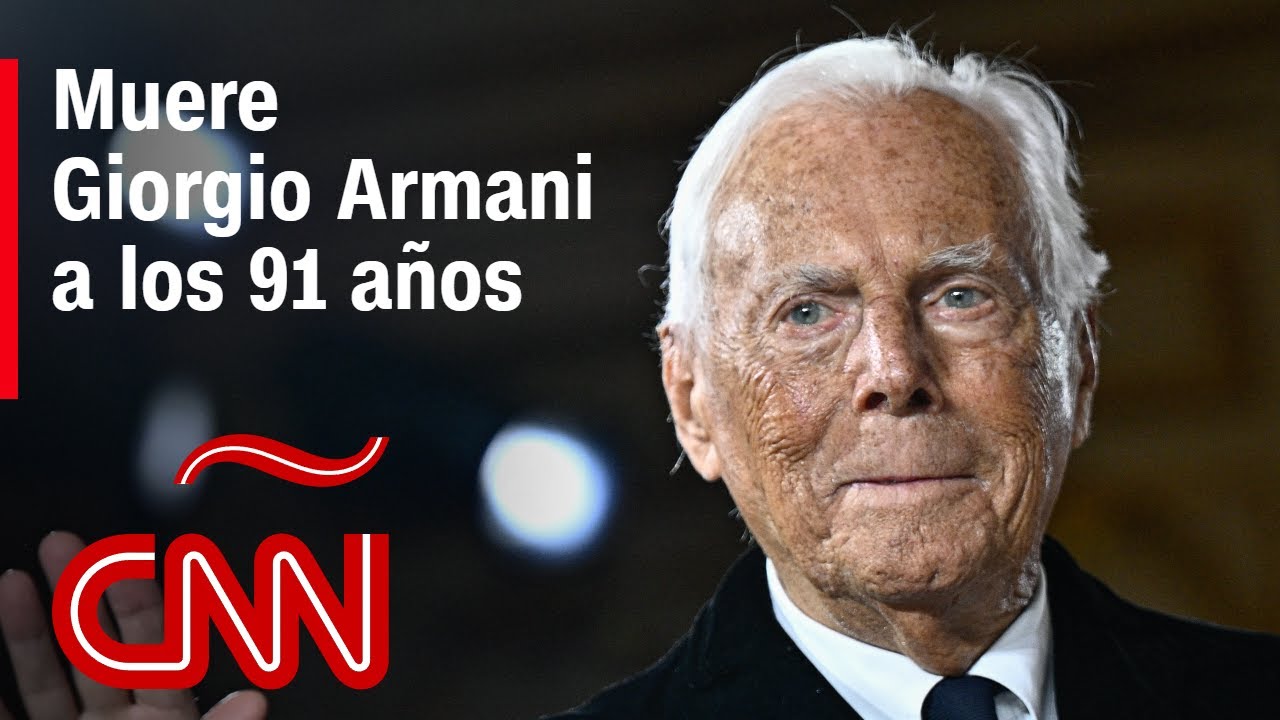 Muere Giorgio Armani: así fue la vida y carrera del reconocido diseñador de moda italiano