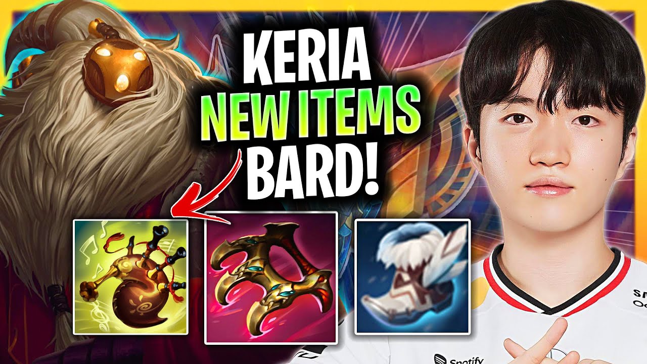KERIA PLAY HIS ICONIC BARD! 🔥NEW ITEMS🔥 | T1 Keria Plays Bard Support vs Lulu!  Season 2026