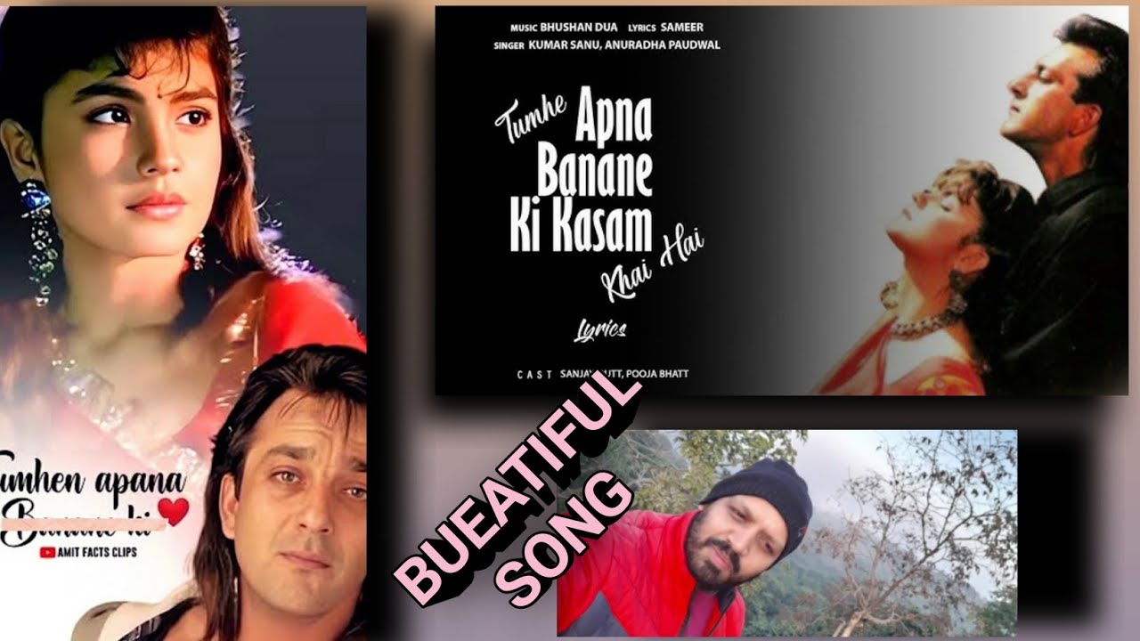 Tumhe Apna Banane Ki  Kasam | Film - Sadak | Kumar Sanu , Anuradha Paudwal |Sanjay Dutt, Pooja Bhatt
