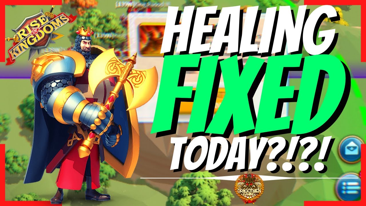 HEALING SYSTEM FIXED TODAY?!? Update on King Skills System! - Rise of Kingdoms