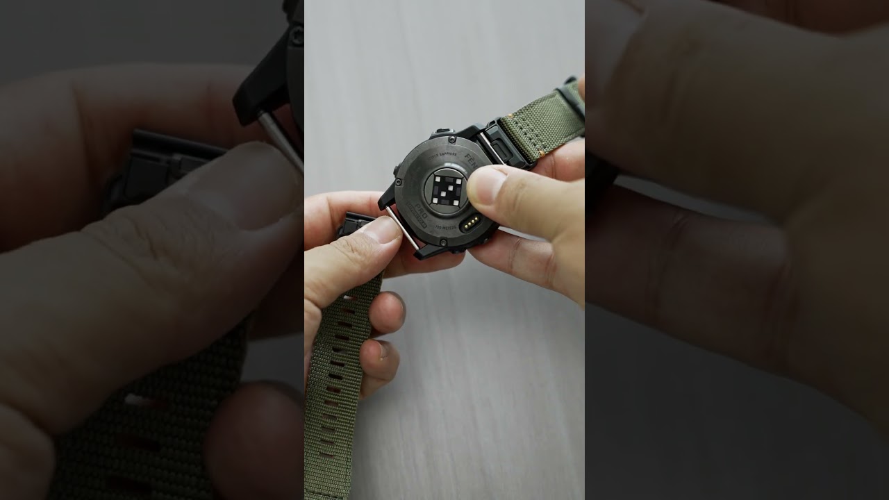 How To Replace Or Remove The Band On Garming Fenix 7x?