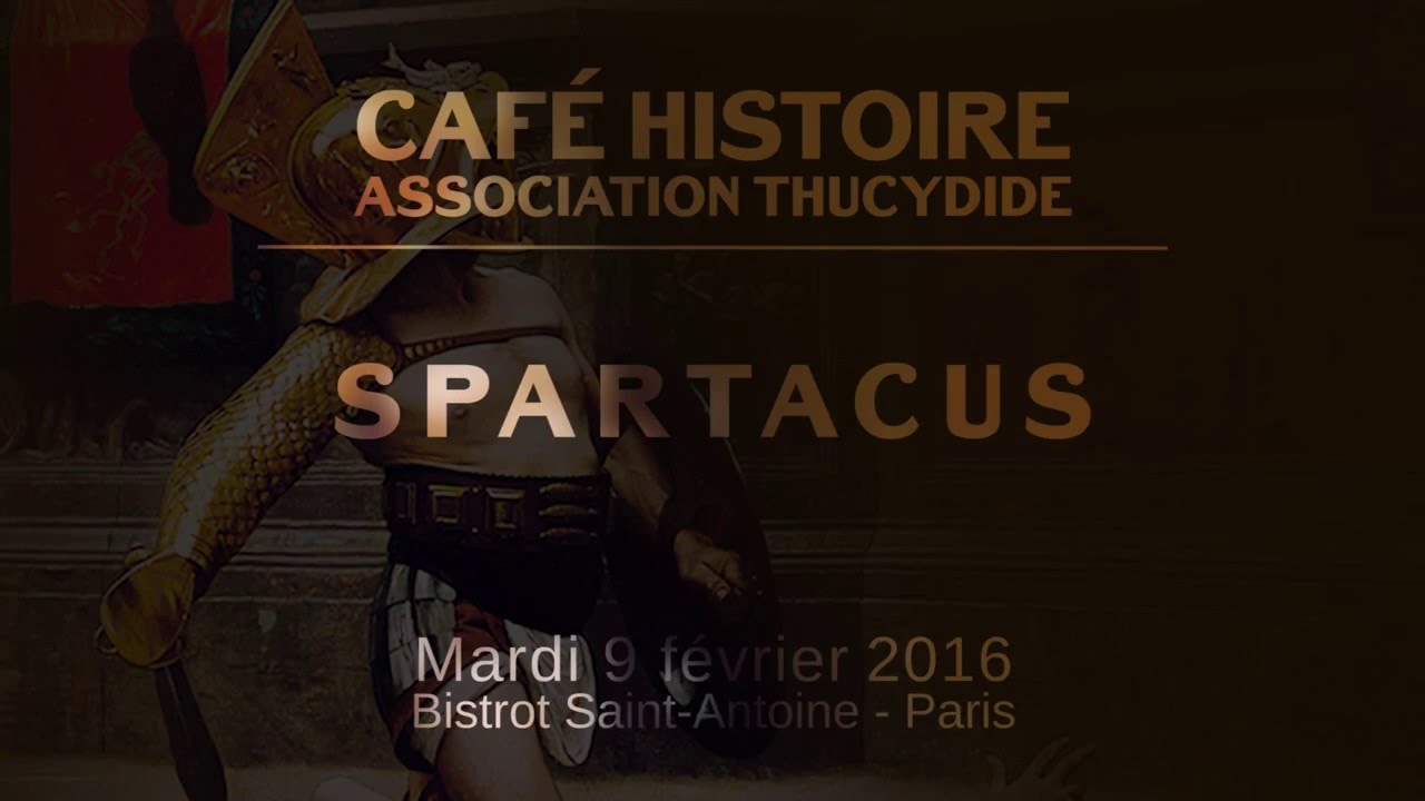 Spartacus. Café Histoire avec Yann Le Bohec, historien spécialiste de la guerre dans la Rome antique