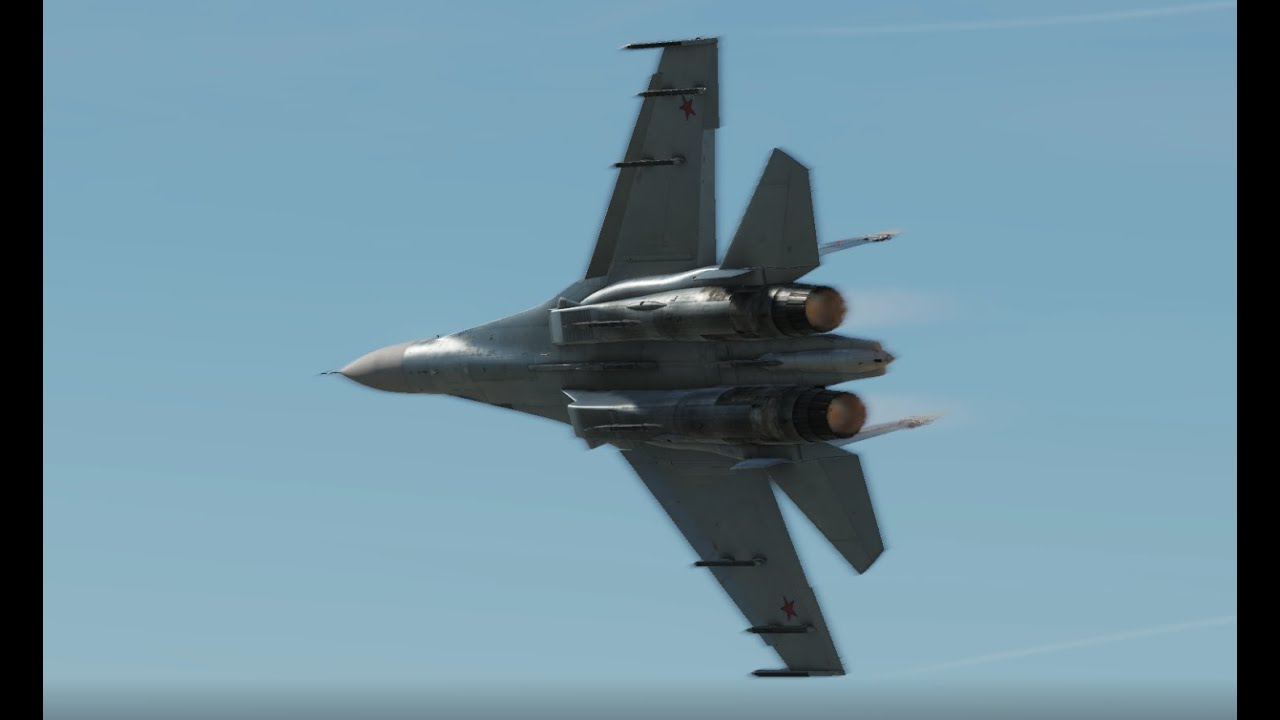 DCS World | SU-27 Raw Sounds (No Music)