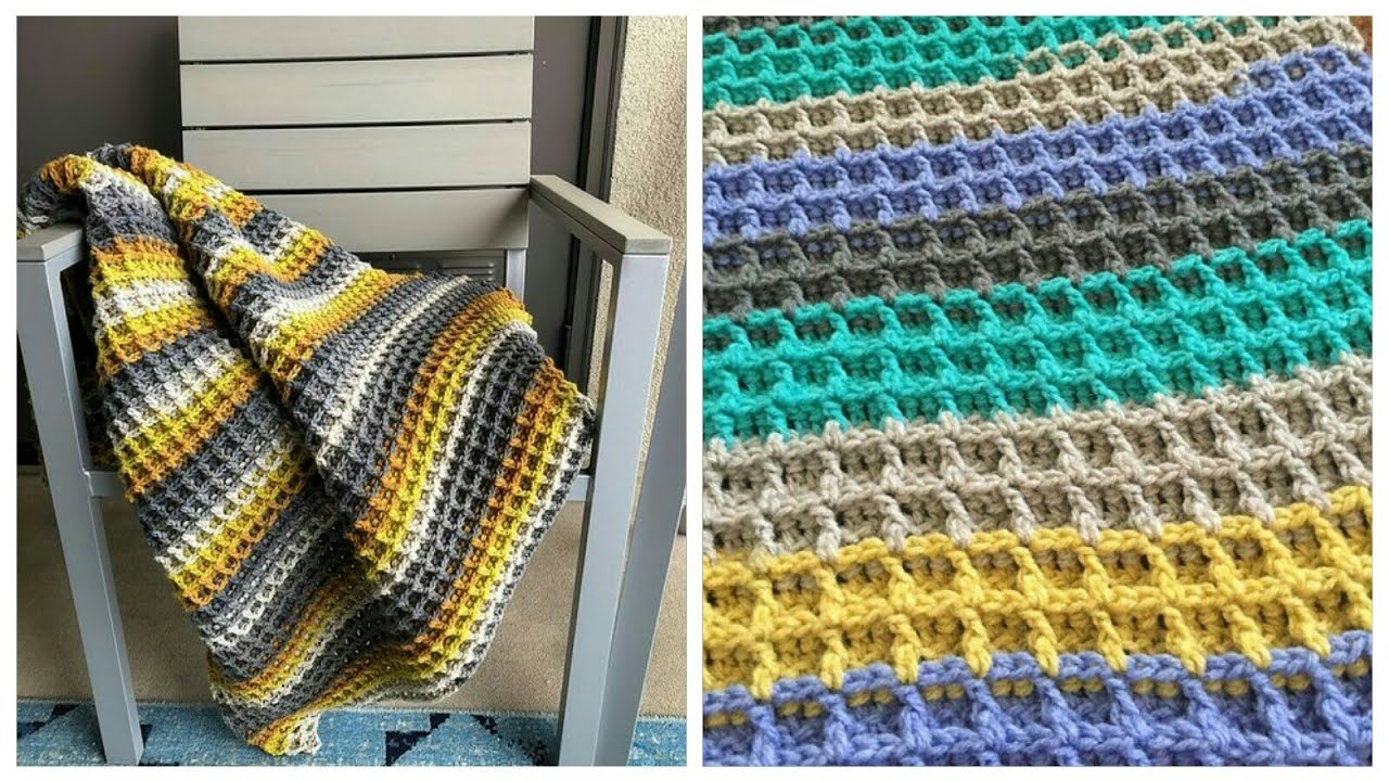 WAFFLE ÖRGÜ TEKNİĞİ HOW TO KNİTTİNG TECNİQUE CROCHET