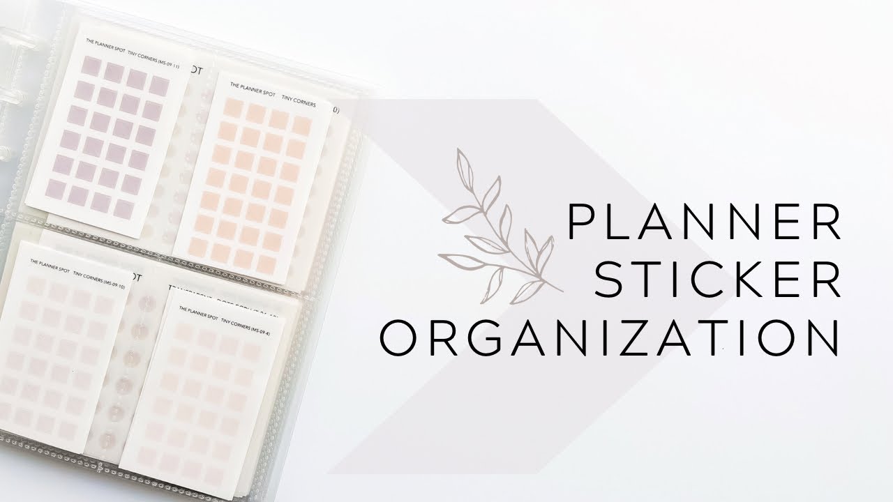 planner sticker organization | most used stickers