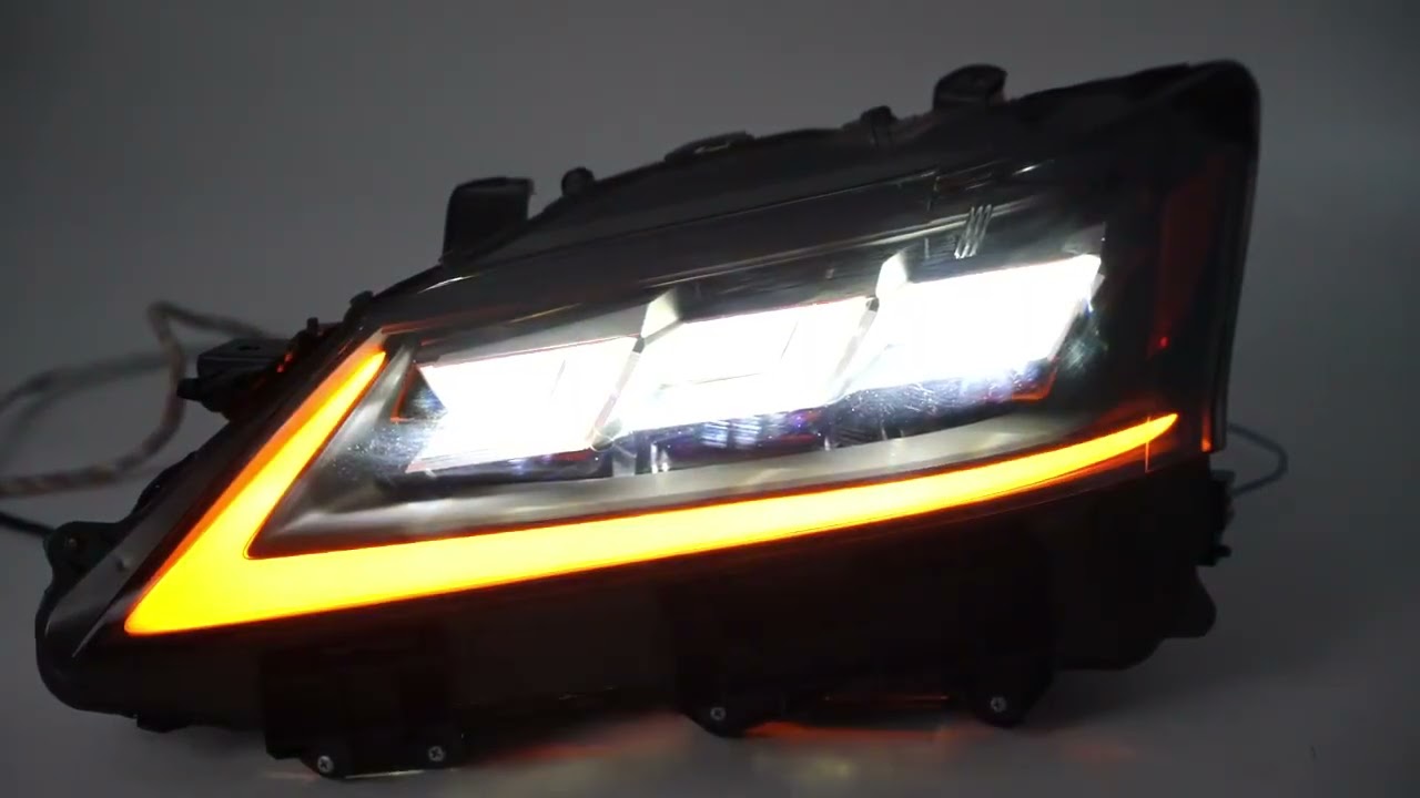 Передние лед фары для Lexus GS GS250 GS350 LED 2012-2015 г.в. в стиле 2016+