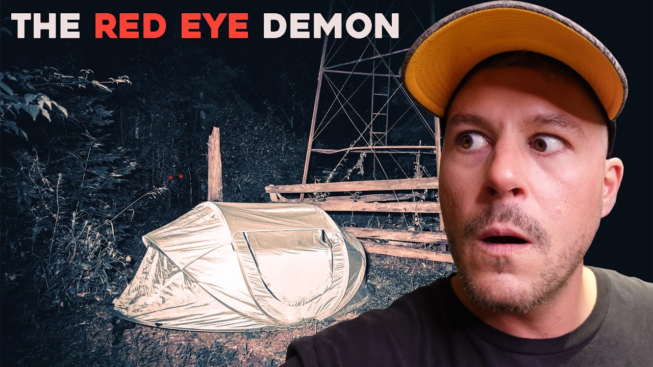 (VERY SCARY) TERRIFYING CAMPING TRIP in the RED EYED DEMON FOREST