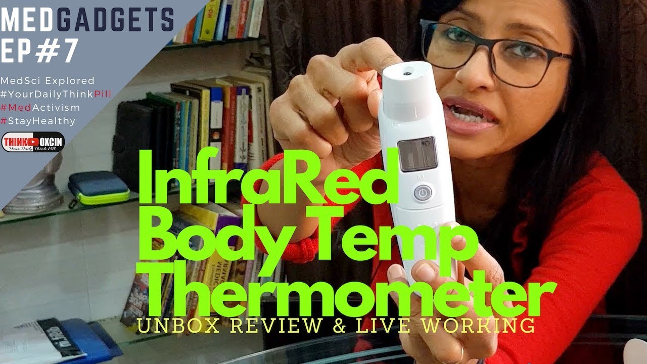 Rossmax Infra Red Body Thermometer Review by Dr. Rupal Non Contact HA500 (Hindi)