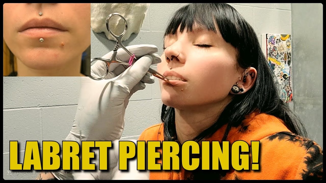 Getting My LABRET Pierced! | & The First Week Healing!