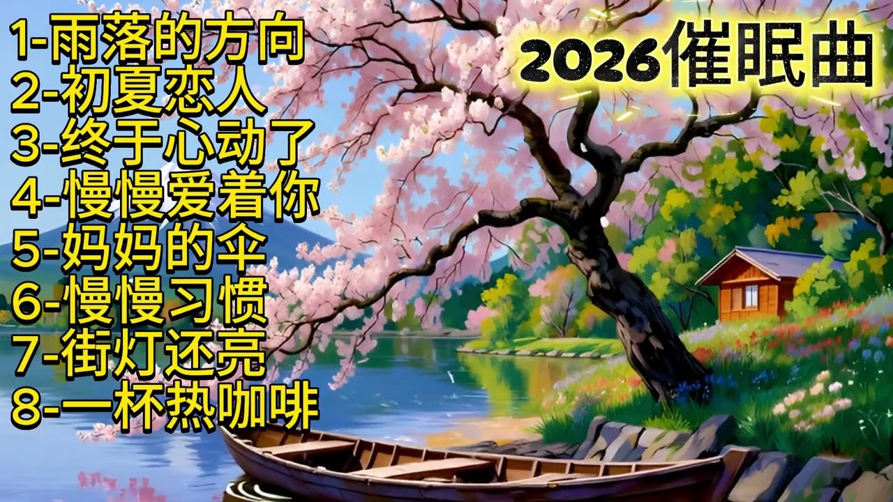 2026抒情催眠曲《雨落的方向》#必听热门歌曲 #抖音 #抒情小曲集 #音樂 #疗愈歌曲