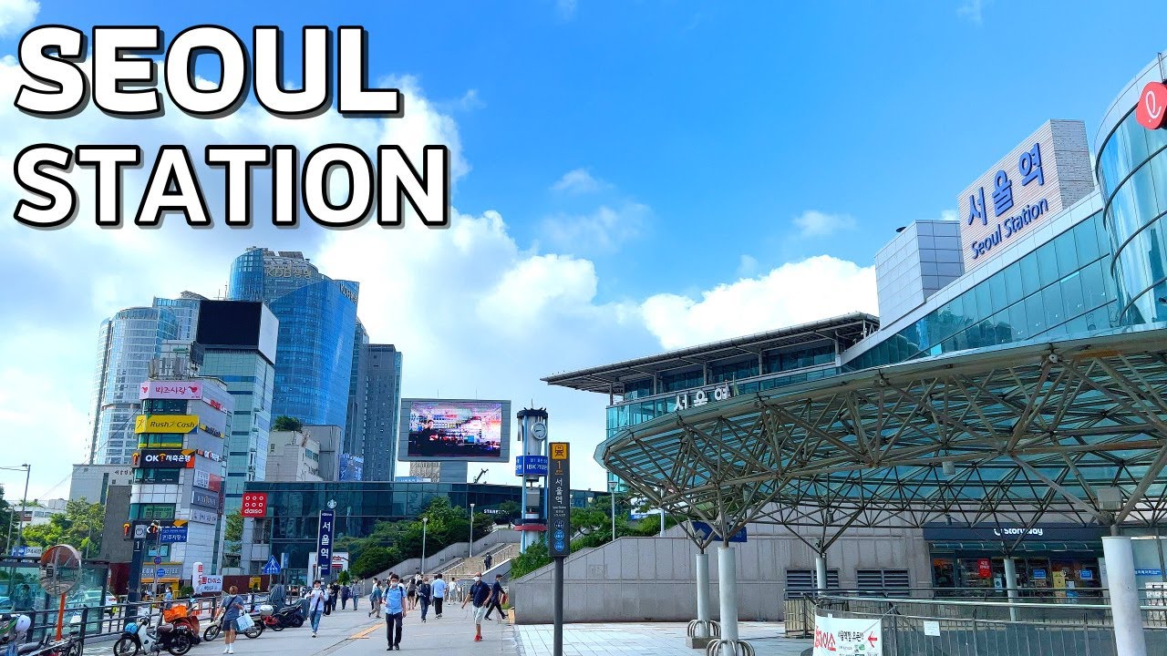 여행의 시작점 서울역 둘러보기🏖️🚅 | Seoul 4k, Binaural Sound