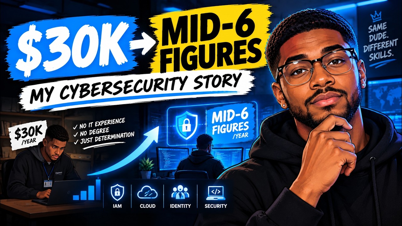 I Went From Making $30K to Mid-6 Figures in Cybersecurity | My Real Story