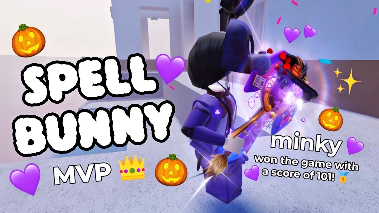 PLAYING MURDERERS VS SHERIFF 2 WITH THE SPELL BUNNY SET 💜🐰✨(IPAD PRO GAMEPLAY)