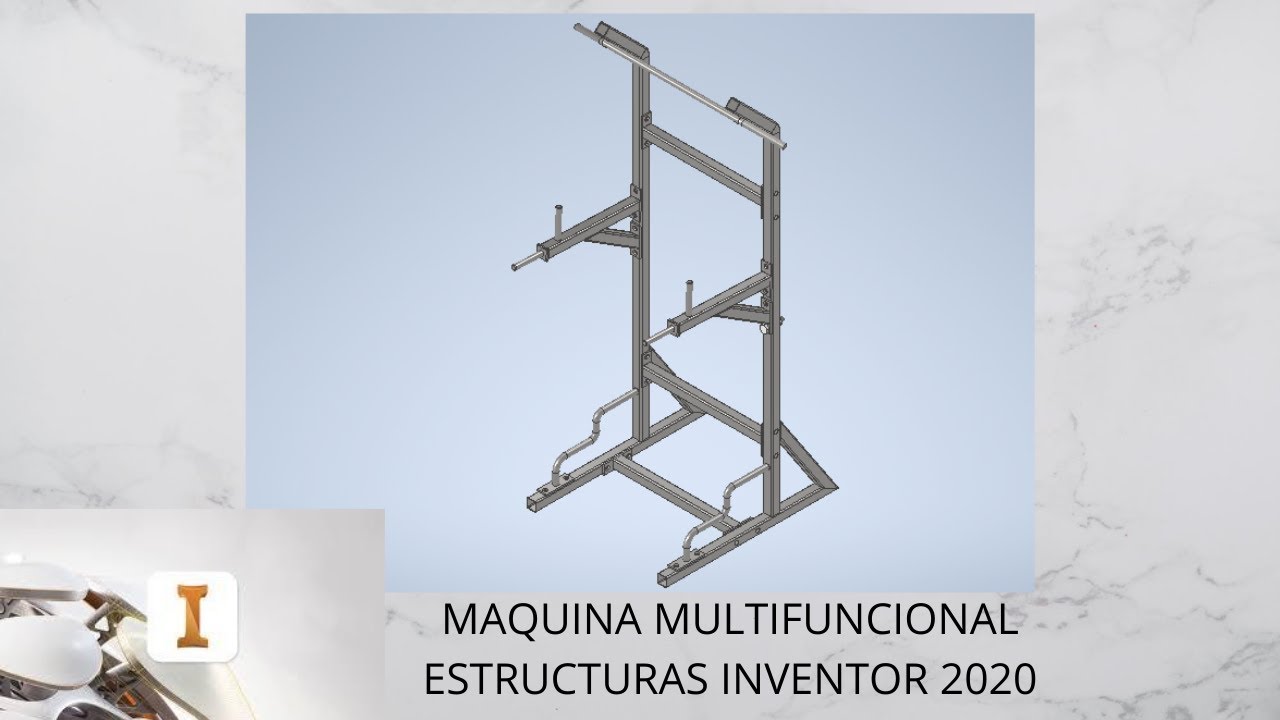 Estructuras metálicas en Inventor. Tutorial Inventor 2020 en español. Estructuras en Inventor 2020.