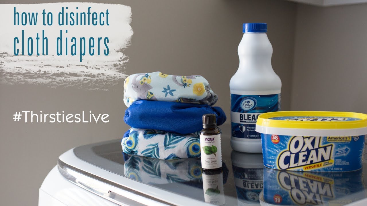 How to Disinfect Cloth Diapers