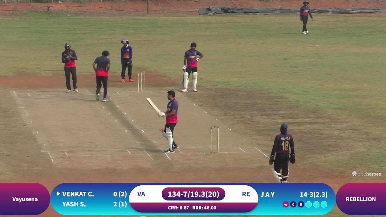 SUPERSTARS T20 LEAGUE 26 by S2 Sports | REBELLION vs Vayusena