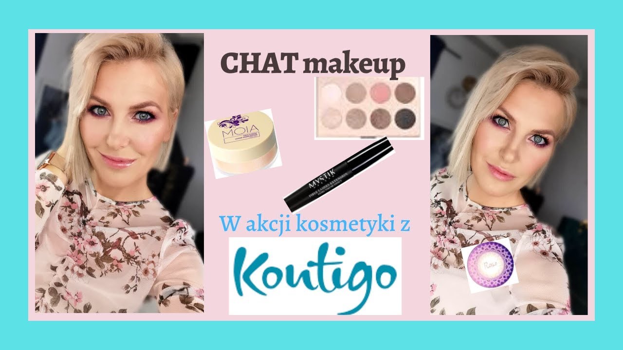 Makijaż kosmetykami z KONTIGO|sztuczne rzęsy z FIBRY?