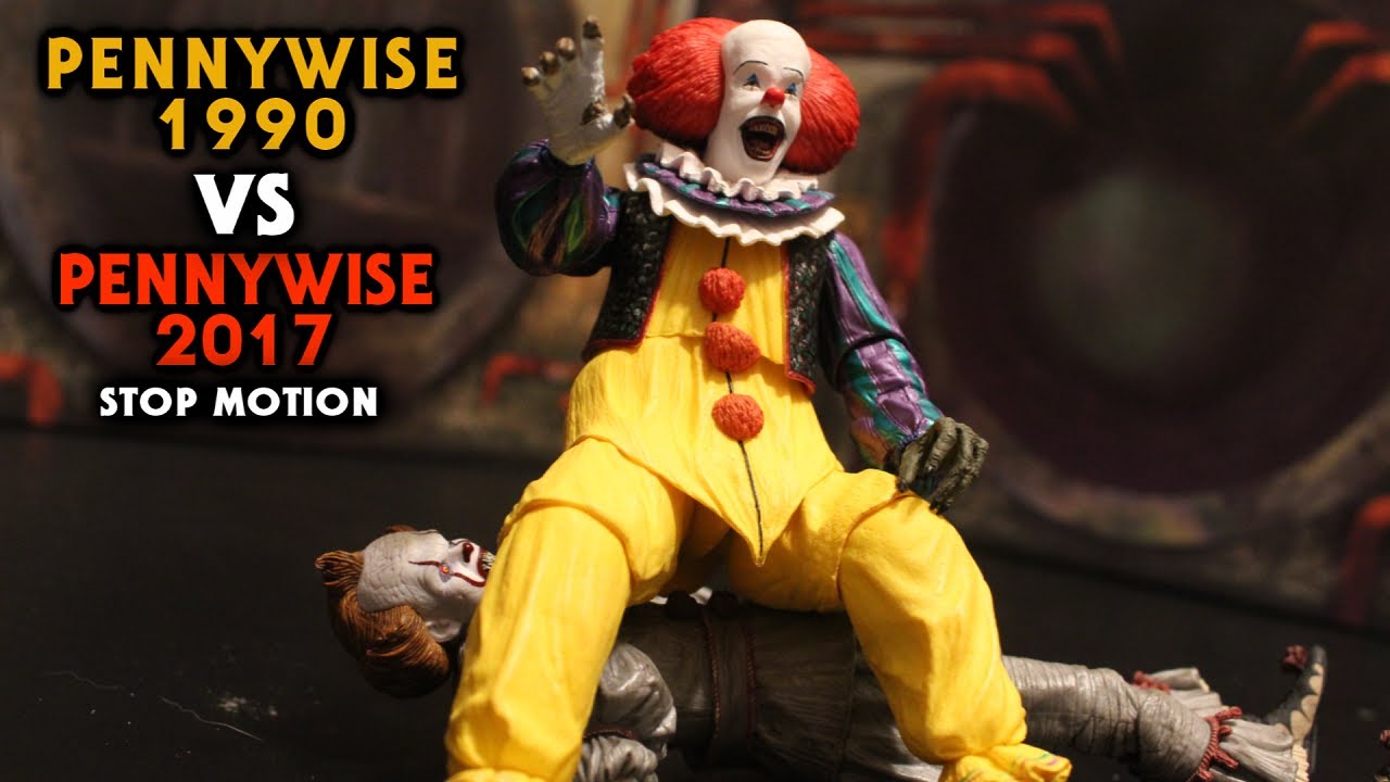 Pennywise (1990) vs Pennywise (2017) Short Stop Motion