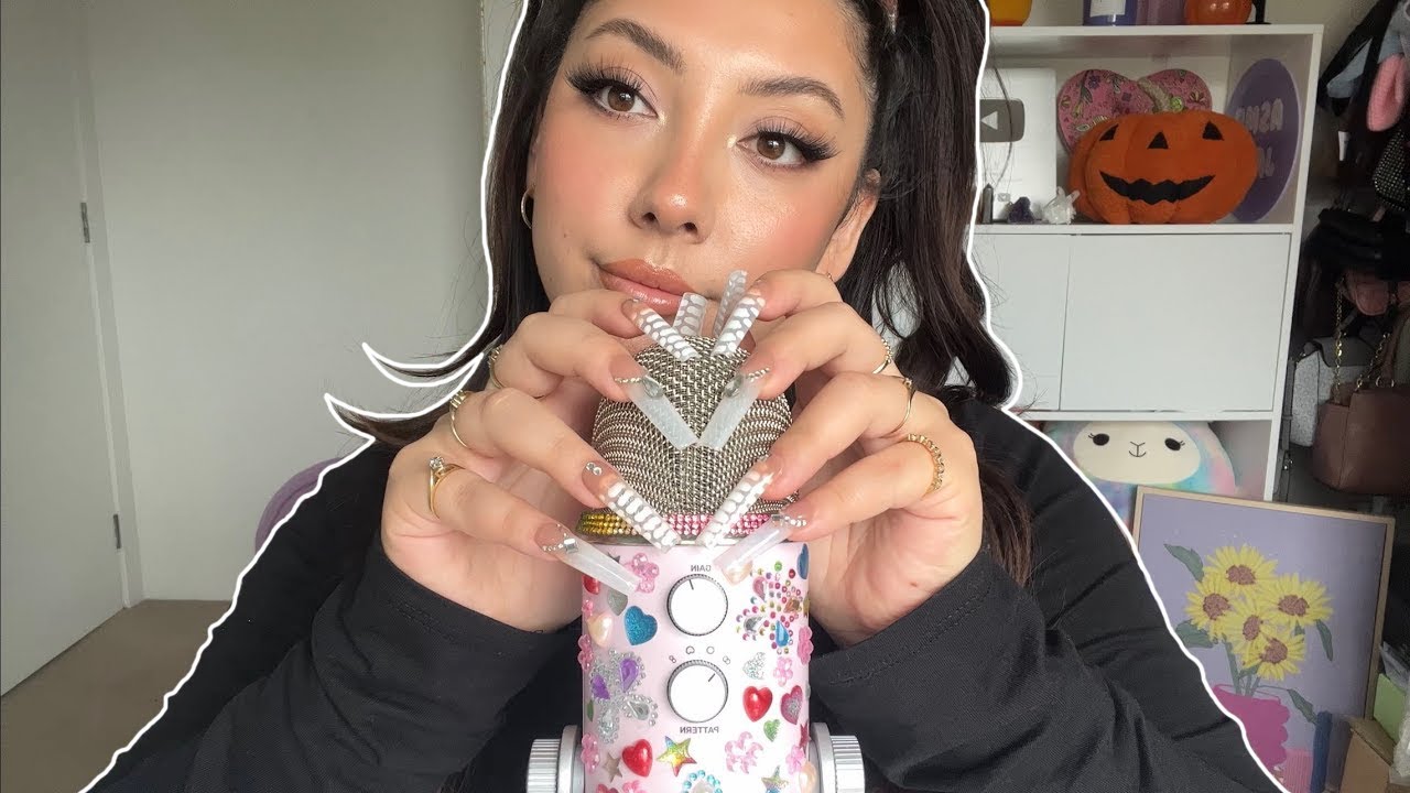 ASMR bare mic scratching (no microphone cover) 🖤