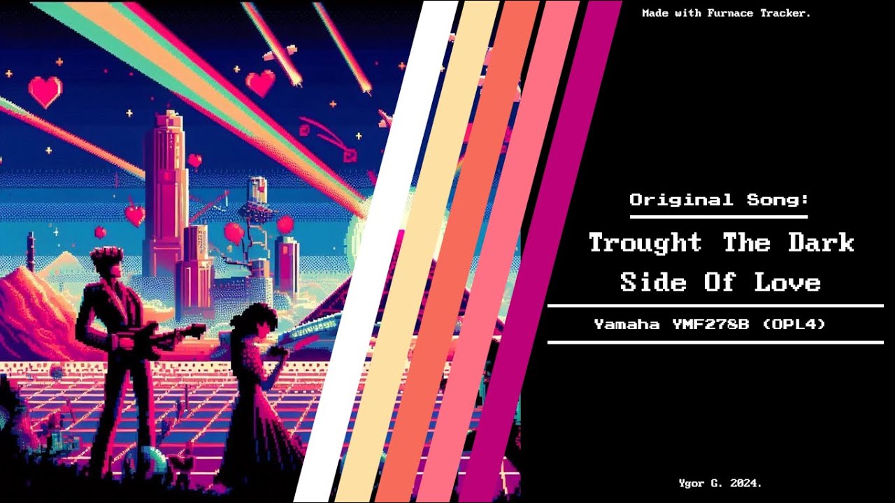 Trough the Dark Side of Love (Furnace tracker, Yamaha OPL4 original) [MDPlayer visualization]