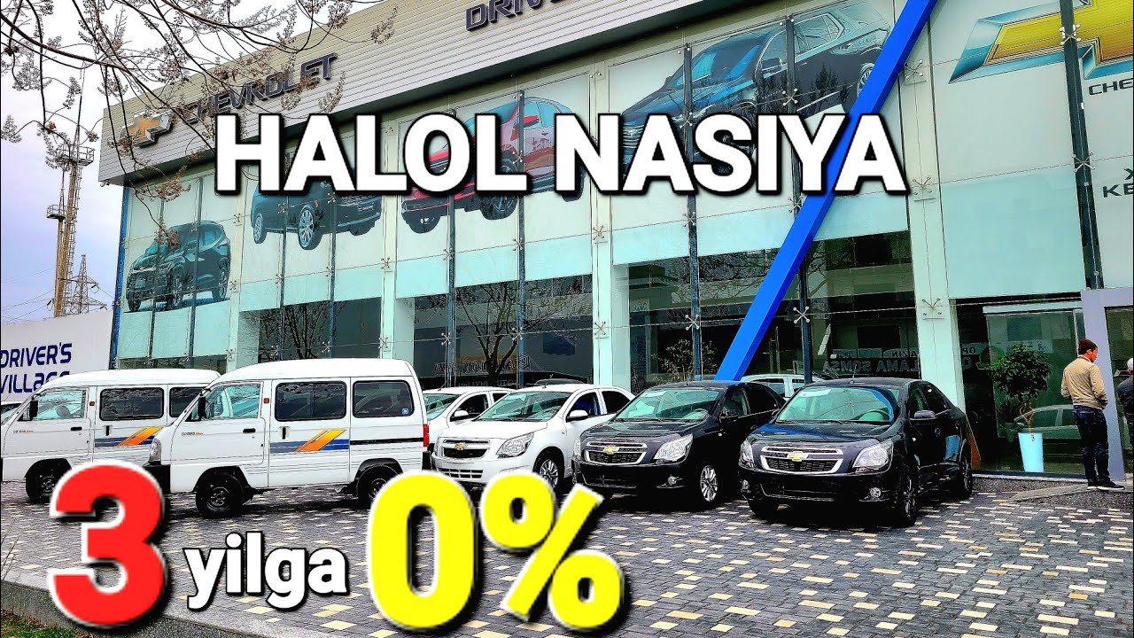 30% to'lo'v 36 oygacha 0% Gm avtosalon narxlari 2026 Damas/Cobalt/Tracker/Captiva/labo 