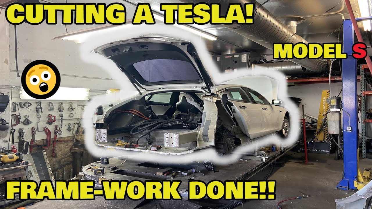 Rebuilding a CHEAP WRECKED Tesla Model S 100D from COPART Part 4 ( Salvage Tesla )