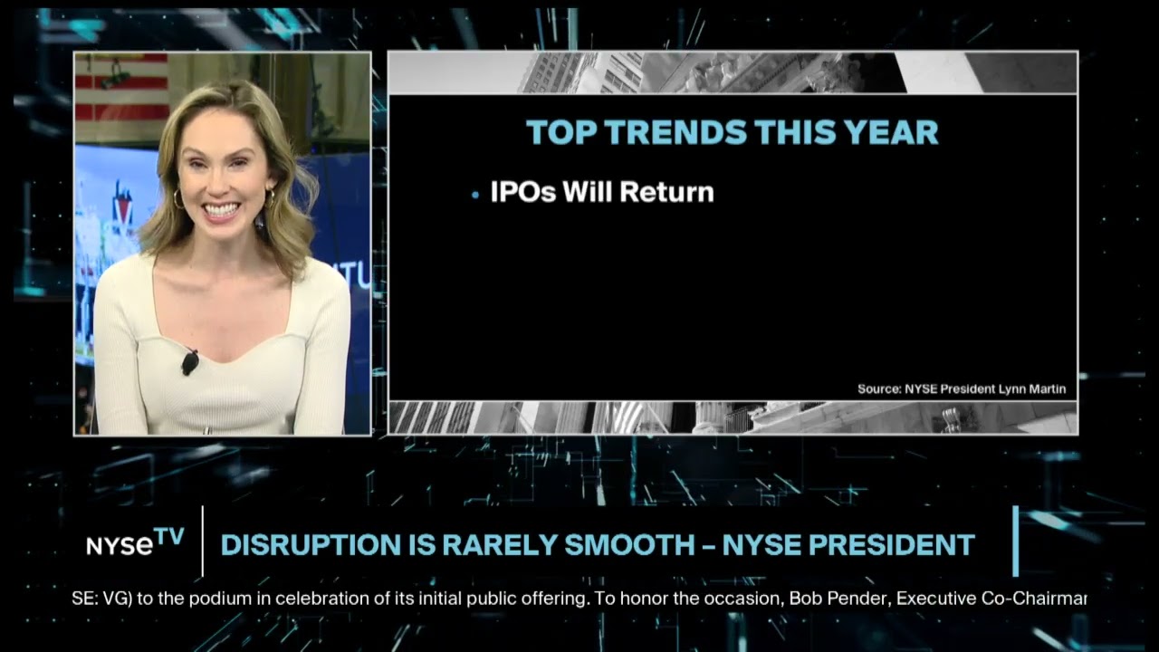 NYSE PRESIDENT LYNN MARTIN ON TOP TRENDS ON NYSE TV Live