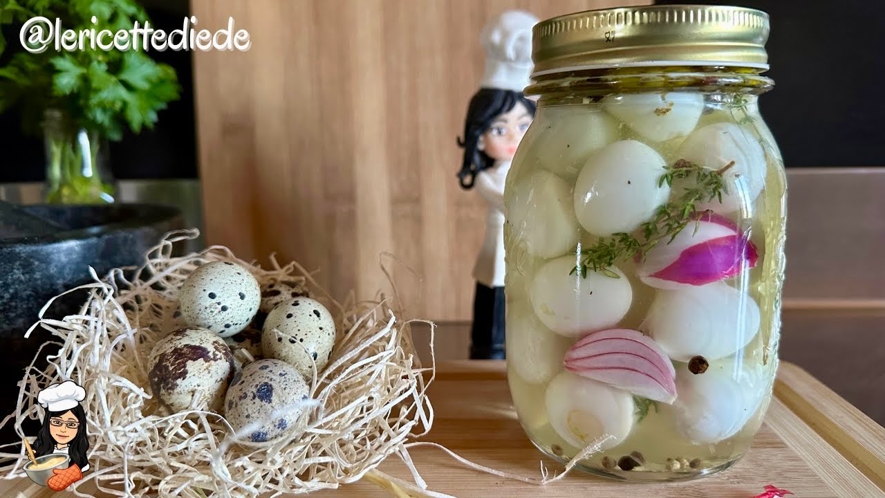 UOVA DI QUAGLIA IN AGRODOLCE - COME FARE UOVA IN AGRODOLCE - UOVA DI QUAGLIA SOTTACETO - SALAMOIA