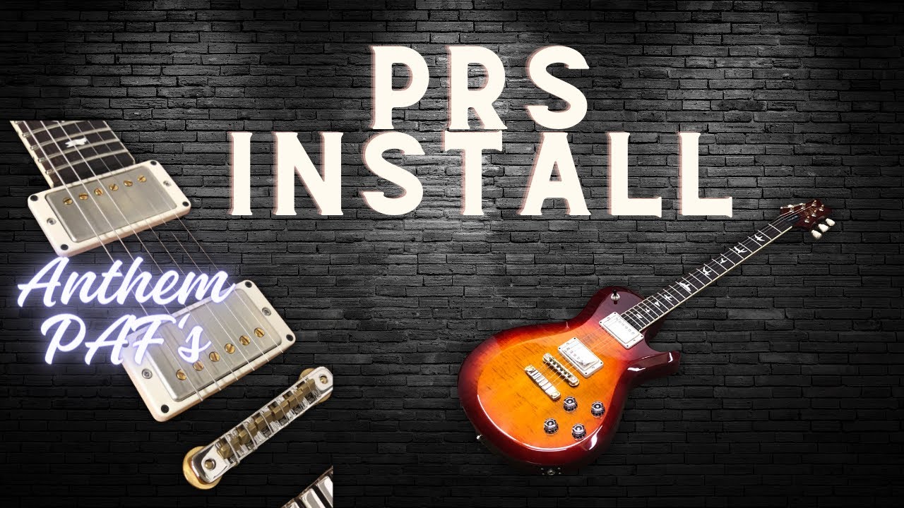 Installing our Anthem PAF Humbuckers in a PRS S2 McCarty 594